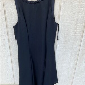 Elegant Black Sleeveless Dress